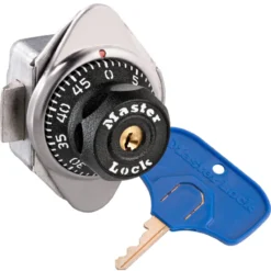 ADA Compliant Built-In Combination Lock for Single Point Horizontal Latch Lockers - Hinged on Right
