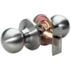 Ball Style Hall and Closet Door Knob; Satin Nickel