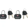Black TSA Lock with Solid Metal Body, 1-1/4 in Wide