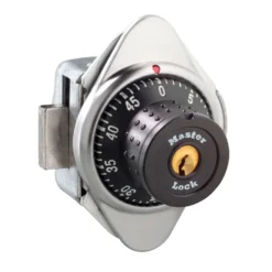 Built-In Combination Lock with Metal Dial for Lift Handle Lockers - Hinged on Right