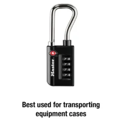Extended Reach Set Your Own Combination TSA Lock, 1-5/16 in Wide - 2-Pack