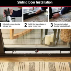 Folding Door Security Bar