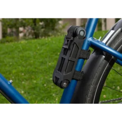 2-3/4ft (84cm) Folding Bike Lock with 3.5mm Diameter Hardened Steel Links