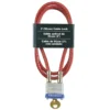3ft (91cm) Long x 3/16in (5mm) Diameter Cable with Integrated Laminated Steel Padlock