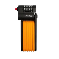 2-4/5ft Long Set Your Own Combination Folding Bike Lock with 4mm Diameter Hardened Steel Links