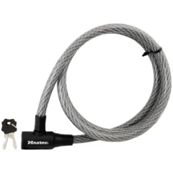 6ft (1.8m) Long x 5/8in (15mm) Diameter Keyed Cable Lock