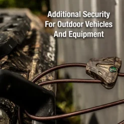 6ft (1.8m) Long x 5/16in (8mm) Diameter Python™ Adjustable Locking Cable 2-pk; Mossy Oak® Country DNA™ Camouflage