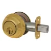 Grade 1 Double Cylinder Deadbolt; Polished Brass, SC1