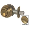 Grade 1 Single Cylinder Deadbolt; Antique Brass, KW1
