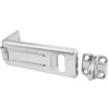 4-1/2in (11cm) Long Zinc Plated Hardened Steel Hasp with Hardened Steel Locking Eye