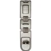 7-3/4in (20cm) Long Zinc Plated Hardened Steel Double Hinge Hasp