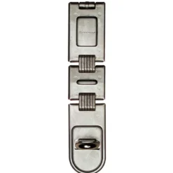 7-3/4in (20cm) Long Zinc Plated Hardened Steel Double Hinge Hasp