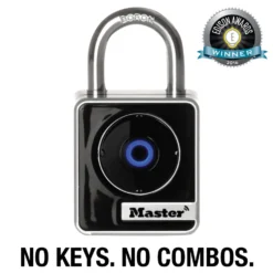 Indoor Bluetooth® Padlock with 9/32 Inch Boron Alloy Shackle