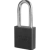 1-3/4in (44mm) Black Solid Aluminum BumpStop® Rekeyable 6-Pin Tumbler Padlock with 2in (51mm) Shackle
