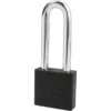 2in (51mm) Black Solid Aluminum BumpStop® Rekeyable 6-Pin Tumbler Padlock with 3in (76mm) Shackle