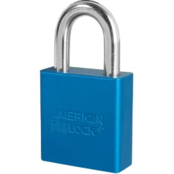 1-3/4in (44mm) Blue Solid Aluminum BumpStop® Rekeyable Pin Tumbler Padlock
