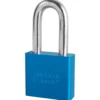 2in (51mm) Blue Solid Aluminum BumpStop® Rekeyable 6-Pin Tumbler Padlock with 2in (51mm) Shackle