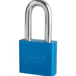 2in (51mm) Blue Solid Aluminum BumpStop® Rekeyable 6-Pin Tumbler Padlock with 2in (51mm) Shackle