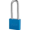 2in (51mm) Blue Solid Aluminum BumpStop® Rekeyable 6-Pin Tumbler Padlock with 3in (76mm) Shackle