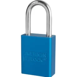 1-1/2in (38mm) Blue Solid Aluminum Small Format Interchangeable Core Padlock with 1-1/2in (38mm) Shackle