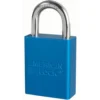1-1/2in (38mm) Blue Solid Aluminum Small Format Interchangeable Core Padlock