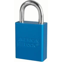 1-1/2in (38mm) Blue Solid Aluminum Small Format Interchangeable Core Padlock