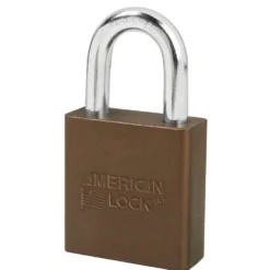 1-3/4in (44mm) Brown Solid Aluminum BumpStop® Rekeyable Pin Tumbler Padlock