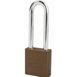 1-3/4in (44mm) Brown Solid Aluminum BumpStop® Rekeyable 6-Pin Tumbler Padlock with 3in (76mm) Shackle