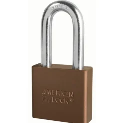2in (51mm) Brown Solid Aluminum BumpStop® Rekeyable 6-Pin Tumbler Padlock with 2in (51mm) Shackle