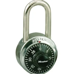 1-7/8in (48mm) General Security Combination Padlock with 1-1/2in (38mm) Shackle, Combination Alike