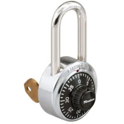 1-7/8in (48mm) General Security Combination Padlock with 1-1/2in (38mm) Shackle and Control Key