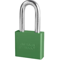 2in (51mm) Green Solid Aluminum BumpStop® Rekeyable 6-Pin Tumbler Padlock with 2in (51mm) Shackle, Keyed Alike