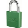 1-3/4in (44mm) Green Solid Aluminum BumpStop® Rekeyable Pin Tumbler Padlock