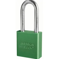1-3/4in (44mm) Green Solid Aluminum BumpStop® Rekeyable 6-Pin Tumbler Padlock with 2in (51mm) Shackle