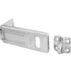 3-1/2in (89mm) Long Zinc Plated Hardened Steel Hasp with Hardened Steel Locking Eye