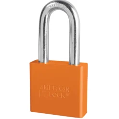 2in (51mm) Orange Solid Aluminum BumpStop® Rekeyable 6-Pin Tumbler Padlock with 2in (51mm) Shackle, Keyed Alike