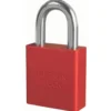 1-3/4in (44mm) Red Solid Aluminum Rekeyable Pin Tumbler Padlock