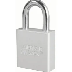 1-3/4in (44mm) Silver Solid Aluminum BumpStop® Rekeyable 6-Pin Tumbler Padlock, Keyed Alike