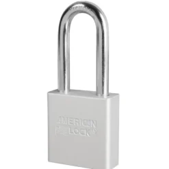 1-3/4in (44mm) Silver Solid Aluminum BumpStop® Rekeyable 6-Pin Tumbler Padlock with 2in (51mm) Shackle, Keyed Alike