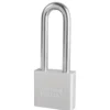 2in (51mm) Silver Solid Aluminum Rekeyable Pin Tumbler Padlock with 3in (76mm) Shackle