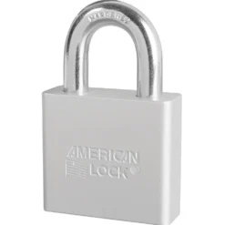 2in (51mm) Silver Solid Aluminum Rekeyable 6-Pin Tumbler Padlock