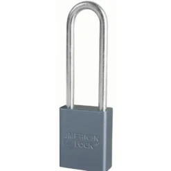 1-3/4in (44mm) Solid Aluminum Pin Tumbler Padlock with 3in (76mm) Shackle