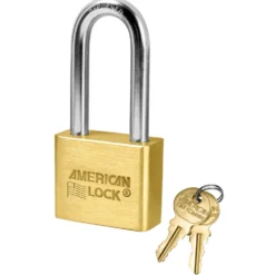 1-3/4in (44mm) Solid Brass Blade Tumbler Padlock with 2in (51mm) Shackle