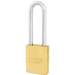 1-3/4in (44mm) Solid Brass Interchangeable Core Padlock with 3in (76mm) Shackle