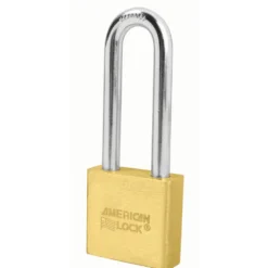 2in (51mm) Solid Brass Interchangeable Core Padlock with 3in (76mm) Shackle