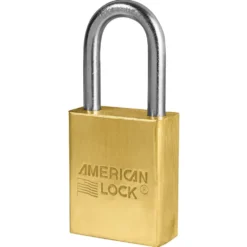 1-1/2in (38mm) Solid Brass Pin Tumbler Padlock with 1-1/2in (38mm) Shackle