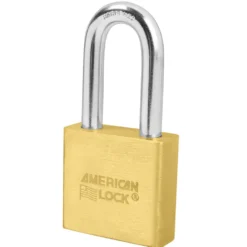 2in (51mm) Solid Brass 6-Pin Tumbler Padlock with 2in (51mm) Shackle