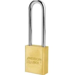 1-1/2in (51mm) Solid Brass 6-Pin Tumbler Padlock with 3in (76mm)Shackle