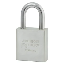 1-3/4in (44mm) Solid Stainless Steel Pin Tumbler Padlock