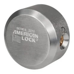 2-7/8in (73mm) Solid Steel BumpStop® Rekeyable 6-Pin Tumbler Flat Back Hidden Shackle Padlock, Keyed Alike